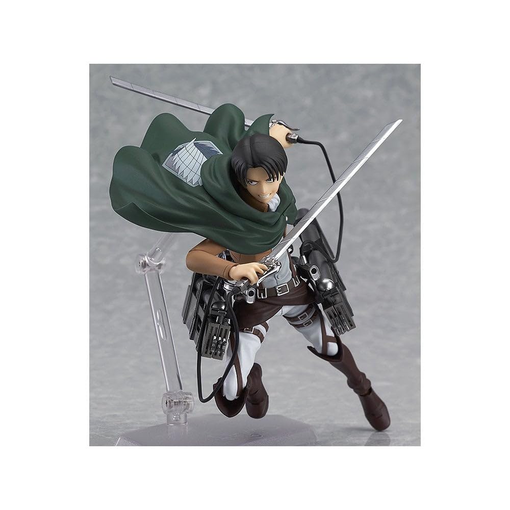 Max Factory Attack On Titan - Levi - Figurine ArticuléE Figma 14cm Max Factory Attack On Titan - Levi - Figurine ArticuléE Figma 14cm